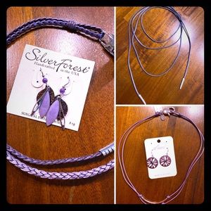 NWT Boutique Jewelry - Purple set